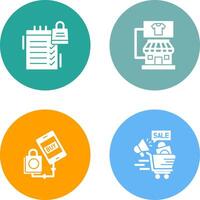 Shopping and Store Icon vector