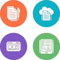 Document and File Icon vector