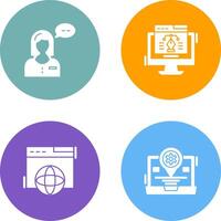 Consulting and Web Design Icon vector