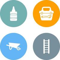 Glue and construction Icon vector