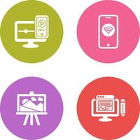 WIFI and Responsive Icon vector