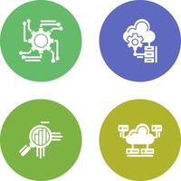 Automation and Big Data Icon vector