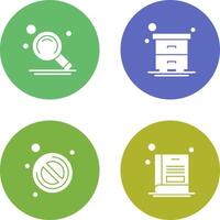 Search and Table Icon vector