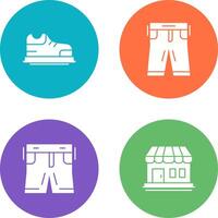 Shoes and Pants Icon vector