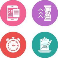 Check List and Quick Response Icon vector
