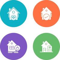 Vent and Houses Icon vector