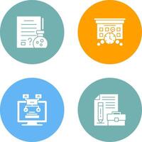Hypothsis and Deadline Icon vector