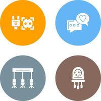 Socket and Chat Icon vector