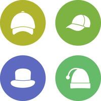 Cap and Hat Icon vector