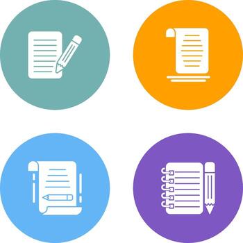 checklist and document Icon vector