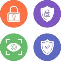Lock and Privacy Icon vector