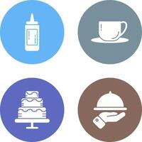 Sauce and Tea Icon vector