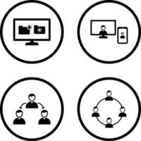 call and corrupted data Icon vector