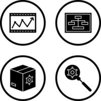 SEO and Seo Structure Icon vector
