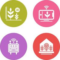 Growth and Device Icon vector