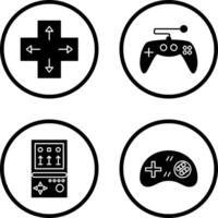 Direction Key and Gaming Control Icon vector