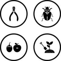 Cutter and Insect Icon vector