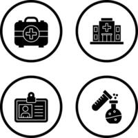 First Aid Kit and Healthcare Icon vector