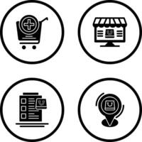 Add to Cart and Online Shopping Icon vector