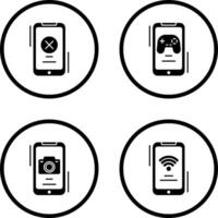 Block and Game Icon vector