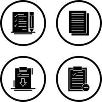 Agreement and Document Icon vector