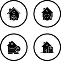 Vent and Houses Icon vector