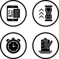 Check List and Quick Response Icon vector