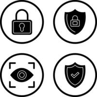 Lock and Privacy Icon vector