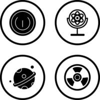 Gyroscope and Power Icon vector