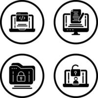 Coding and Note Icon vector