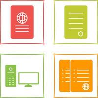 global report and reports Icon vector