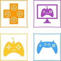 juego de azar controlar y en línea juegos icono vector