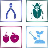 Cutter and Insect Icon vector