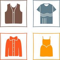 Swimming Vest and Accessory Icon vector