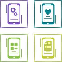 Setting and Favourite Icon vector