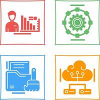 Consulting and Automated Icon vector