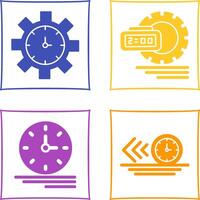 Time Management and Time Management Icon vector