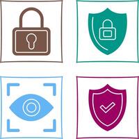 Lock and Privacy Icon vector