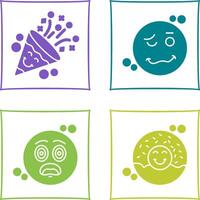 Drunk and Poppers Icon vector