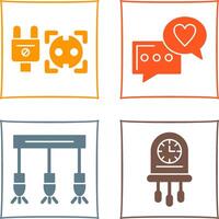 Socket and Chat Icon vector