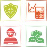 Accounting and Health Icon vector