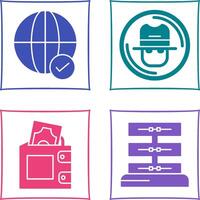 Internet and Spy Icon vector