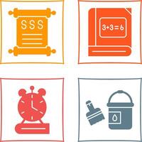 History and Math Icon vector