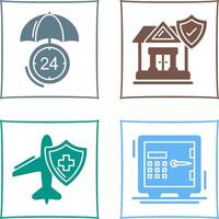 Protection and House Icon vector