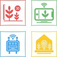 Growth and Device Icon vector