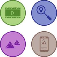 animation and tracking services Icon vector