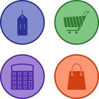 deals and shopping cart Icon vector