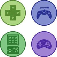 Direction Key and Gaming Control Icon vector