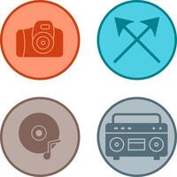 Camera and Arrows Icon vector