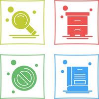 Search and Table Icon vector